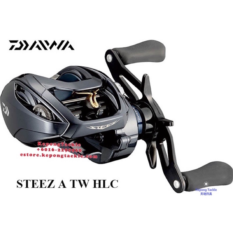 Moulinet Casting Daiwa Steez A TW HLC 6.3R, Main Droite, Neuf