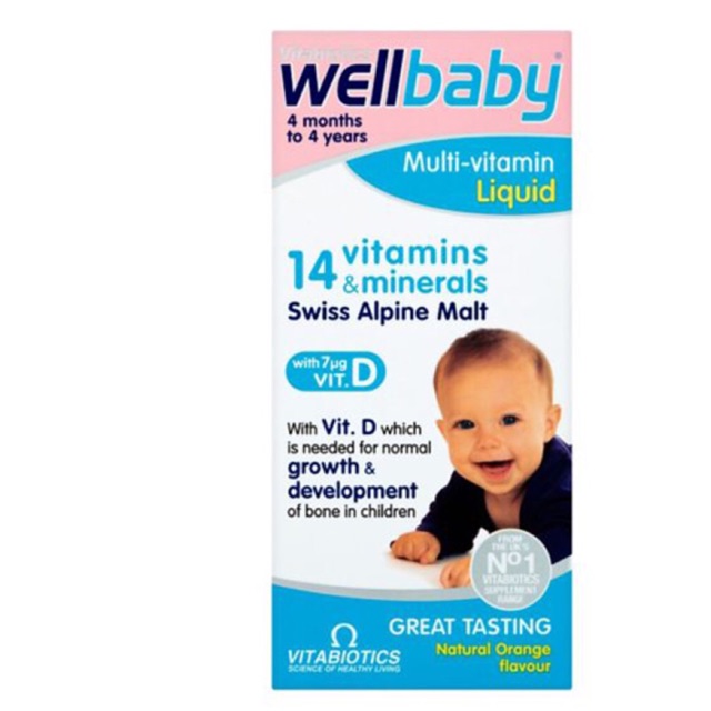 Wellbaby Multi-vitamin Liquid Multivitamin 150ml Uk | Shopee Malaysia