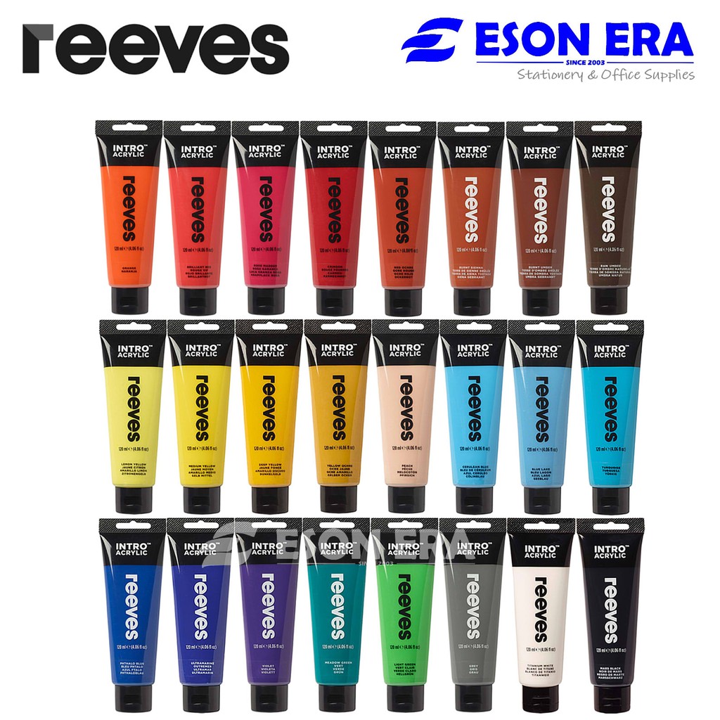 Reeves Intro Acrylic Paint 100mL Titanium White