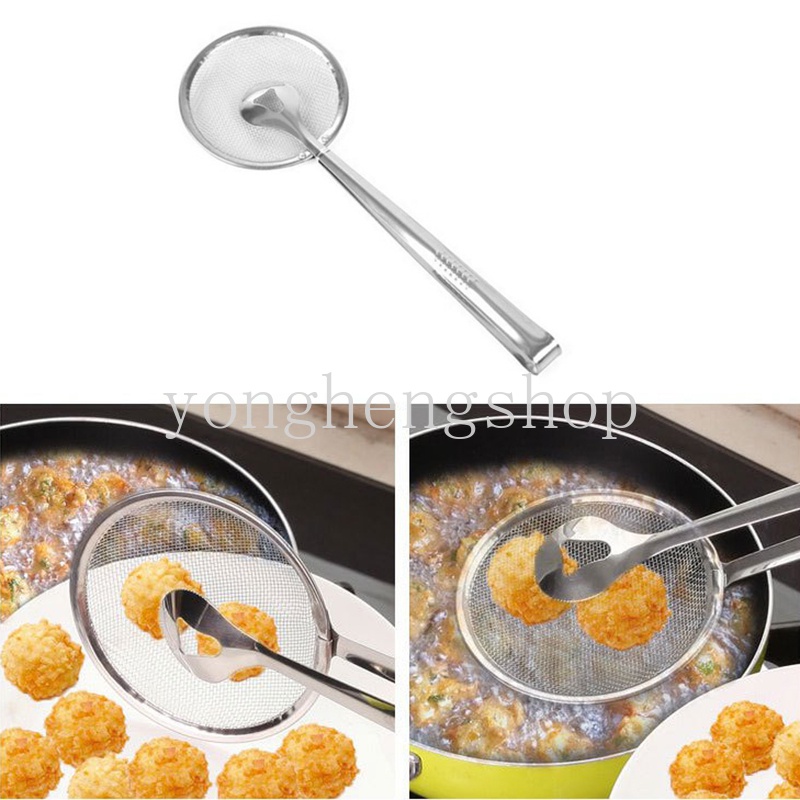 Zonster 1 X Kichen Steel Food Clip Snack Fryer Fried Tong Frying