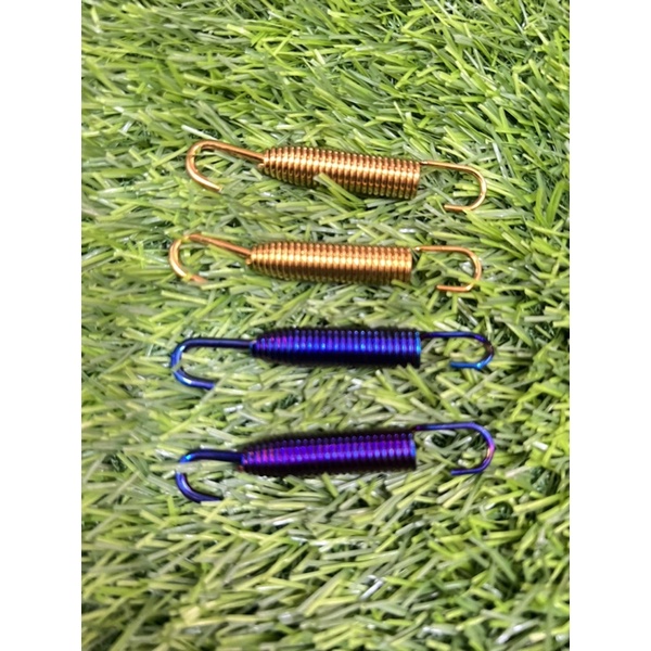 4 Pieces 55mm Motorcycle Exhaust Springs - Pipe Muffler Springs With Swivel Ends