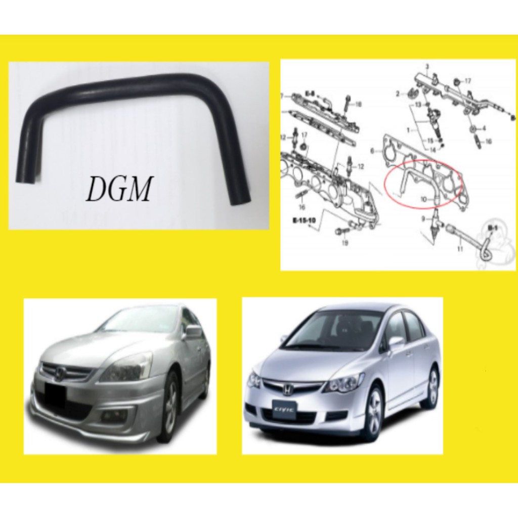 Honda Accord SDA 2.0/2.4 03y/Civic SNA SNB FD FD2 1.8/2.0 07-12y Air ...