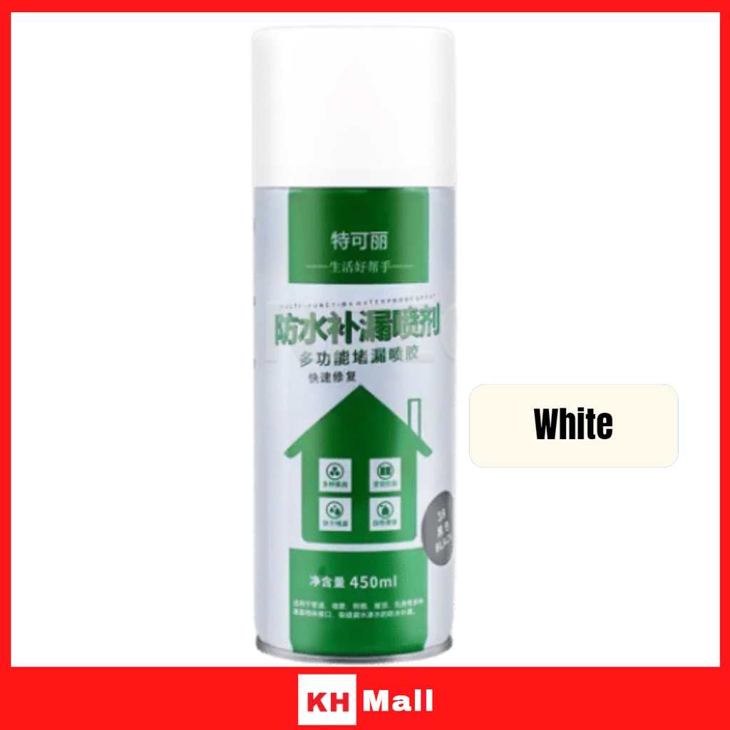 Tekero Waterproof Leak Seal Repair Spray Cracks Leaking Sealer 450ml Pipe Roots Roof Cracks 8346