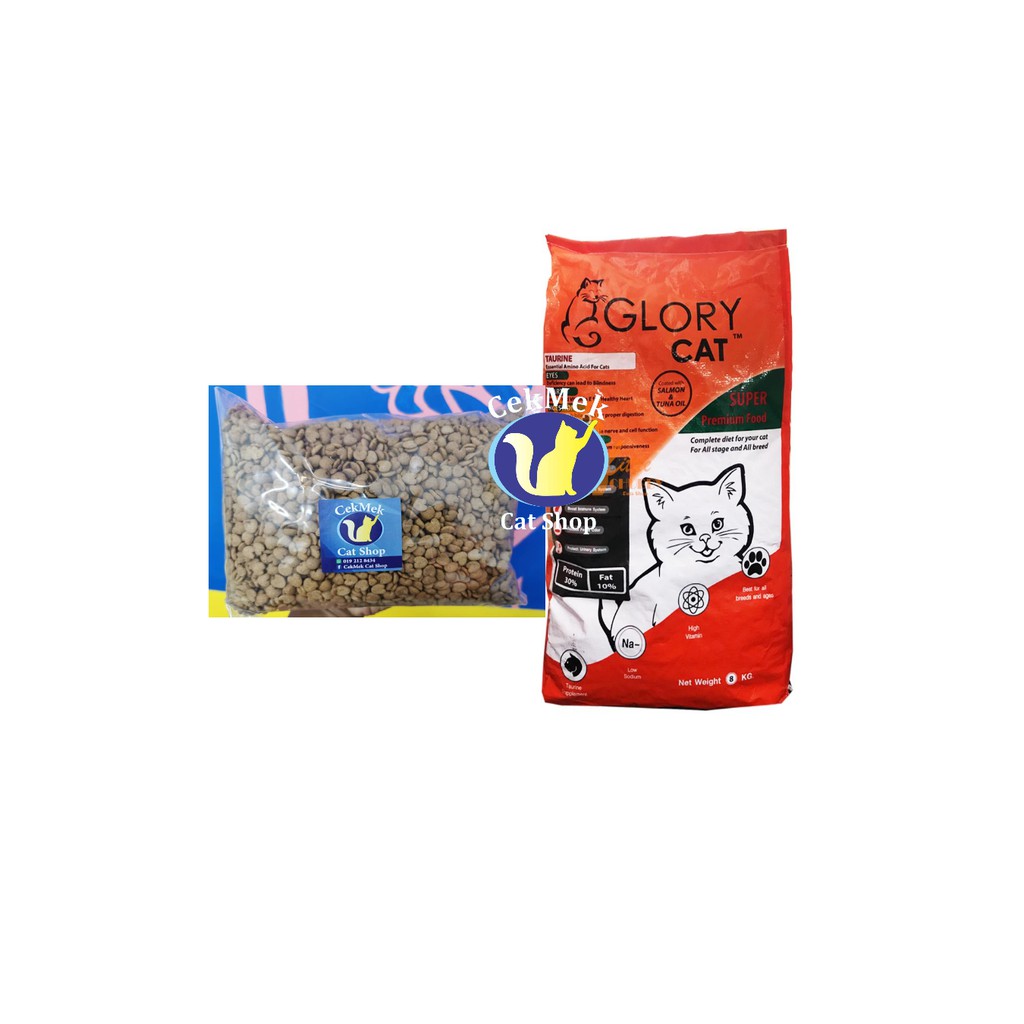 *READY STOCK* GLORY CAT FOOD 0.9KG / 1KG (REPACK) Shopee Malaysia
