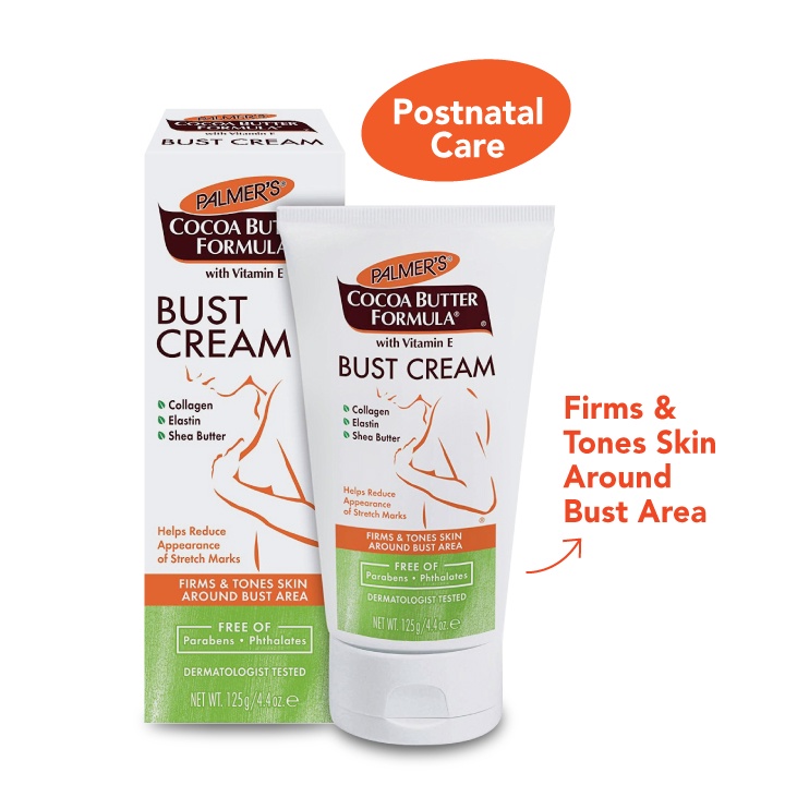 PALMER'S Cocoa Butter Formula With Vitamin E Bust Cream (125g) Shopee