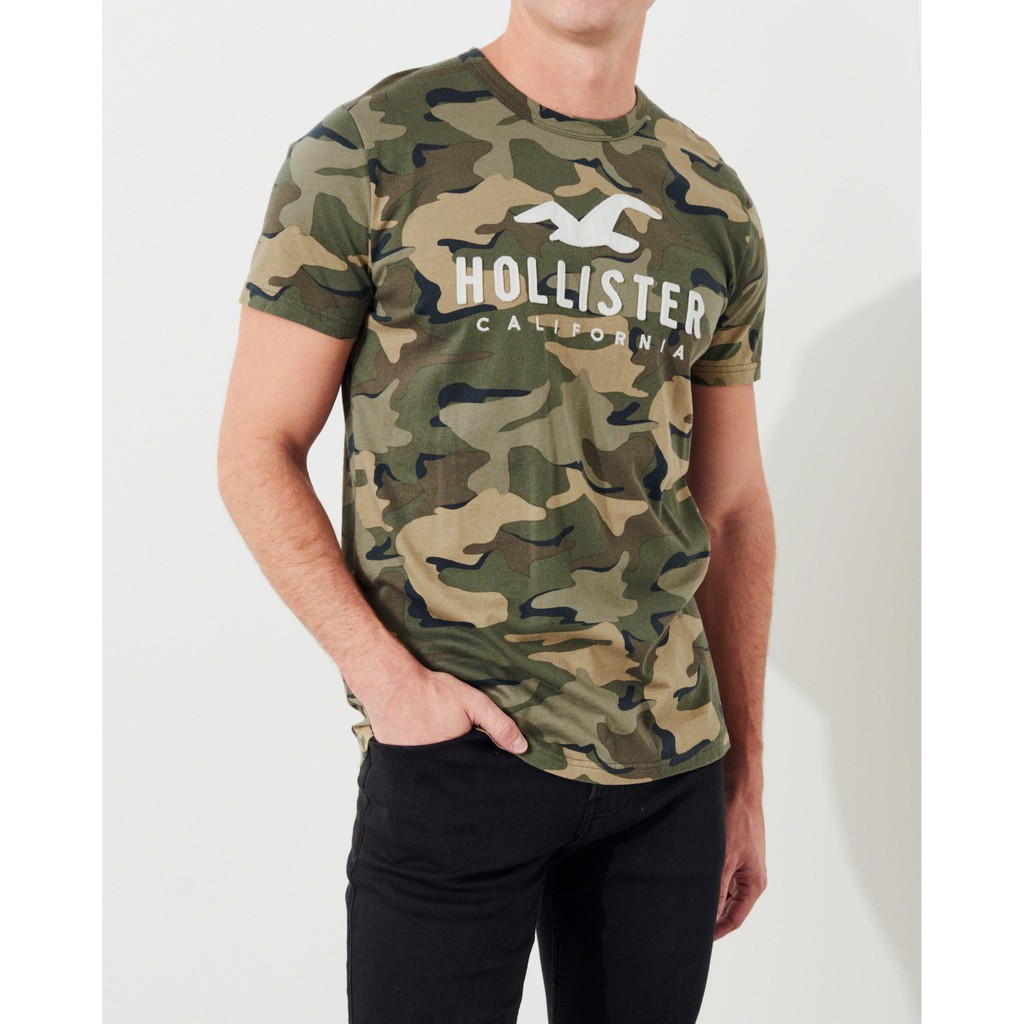 Hollister camo on sale t shirt