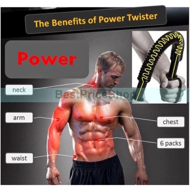 Professional Spring Bar Power Twister Exercise Spring Bar