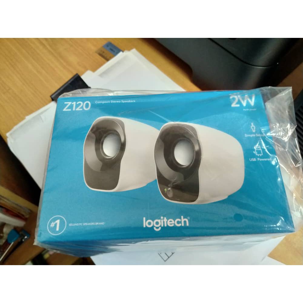 Logitech Z120 Stereo Speaker - White | Shopee Malaysia