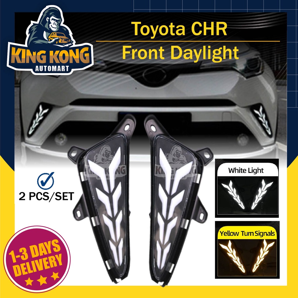 Toyota CHR CH-R Daylight Daytime Running Light DRL + Signal | Shopee ...