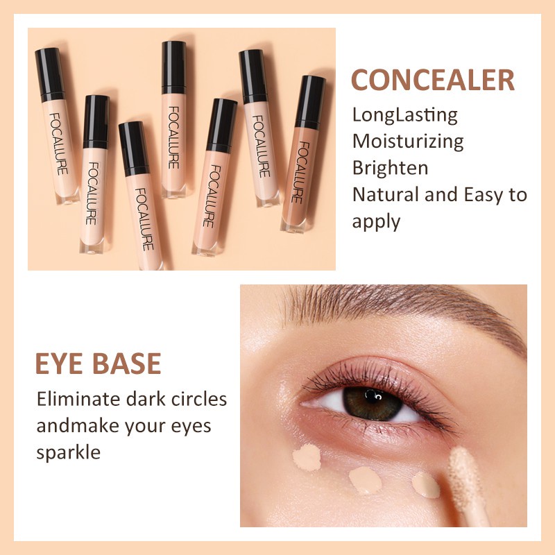 FOCALLURE FA52 Full Coverage Moisturizing Liquid Eyes Face Liquid ...