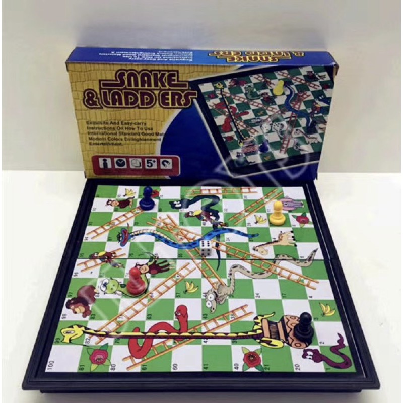 large size Snake and Ladders Boards Large and small size/Family Game ...