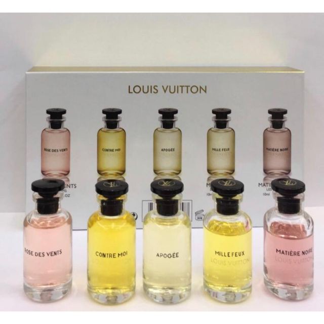 Louis Vuitton Perfume 10 ml 7 Miniature Set - Rose Des Vents Le Jour Se  Lève NWB
