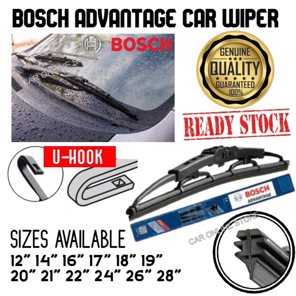 Bosch Aerotwin Wiper Blade Genuine Bosch Malaysia (Sizes:14,16