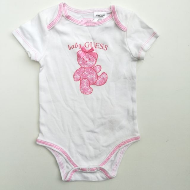 guess baby girl romper 0 6m