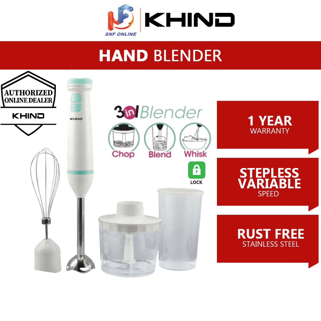 Khind Hand Blender Blender Tangan BH600M Shopee Malaysia