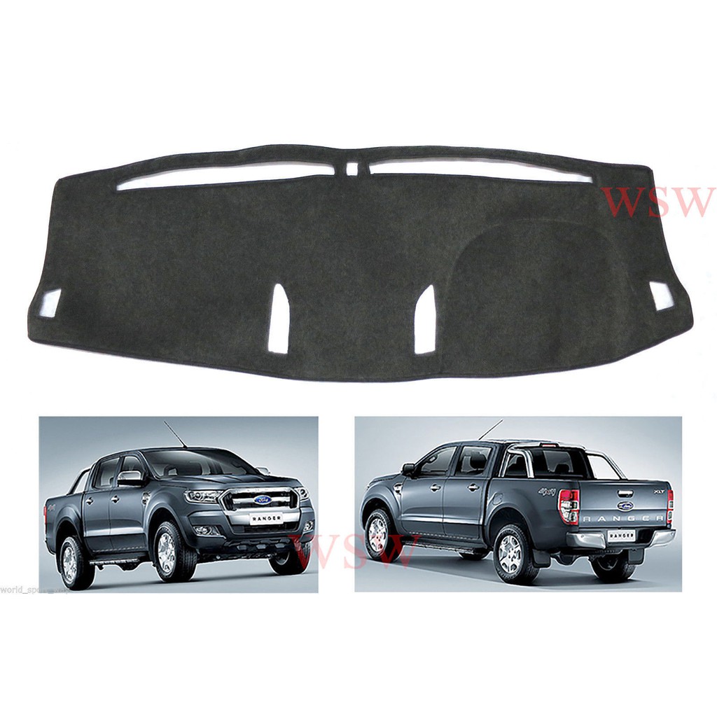(1 Piece) Ford Ranger Front Console Mat TOP Wildtrak Raptor 2015-2021 ...