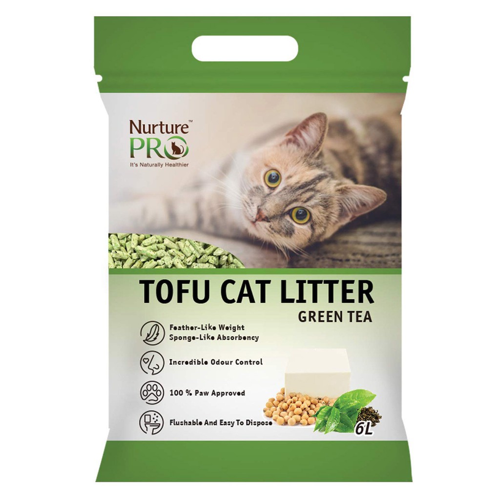 NURTURE PRO TOFU CAT LITTER GREEN TEA 6L Shopee Malaysia