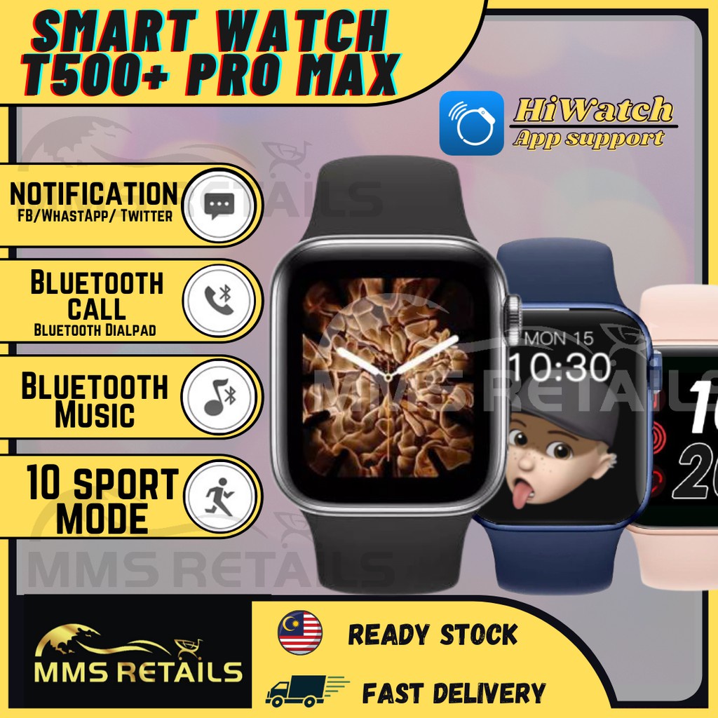 Smartwatch t500 serie 6 hot sale