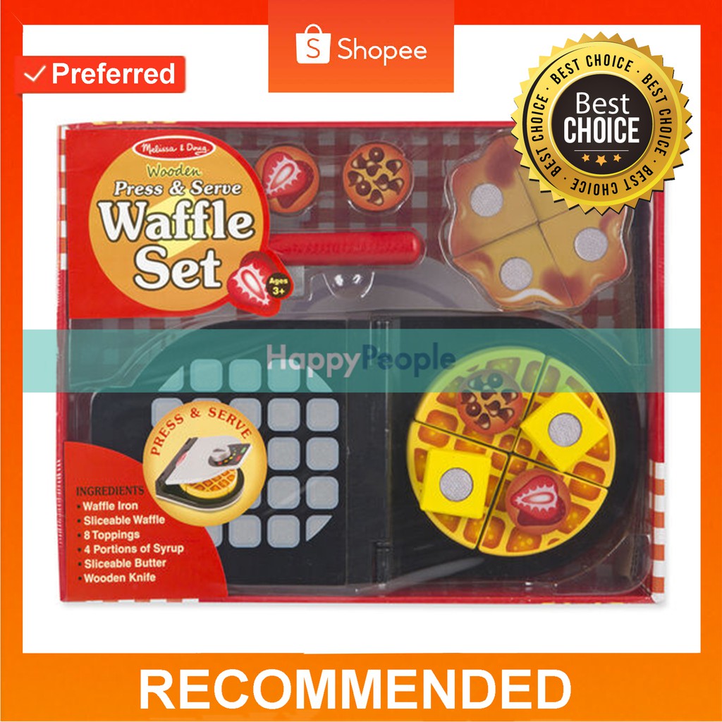 Melissa and cheap doug waffle set