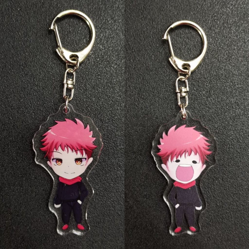 Itadori Yuji Jujutsu Kaisen Shonen Anime Chibi Fanart Acrylic Keychain ...