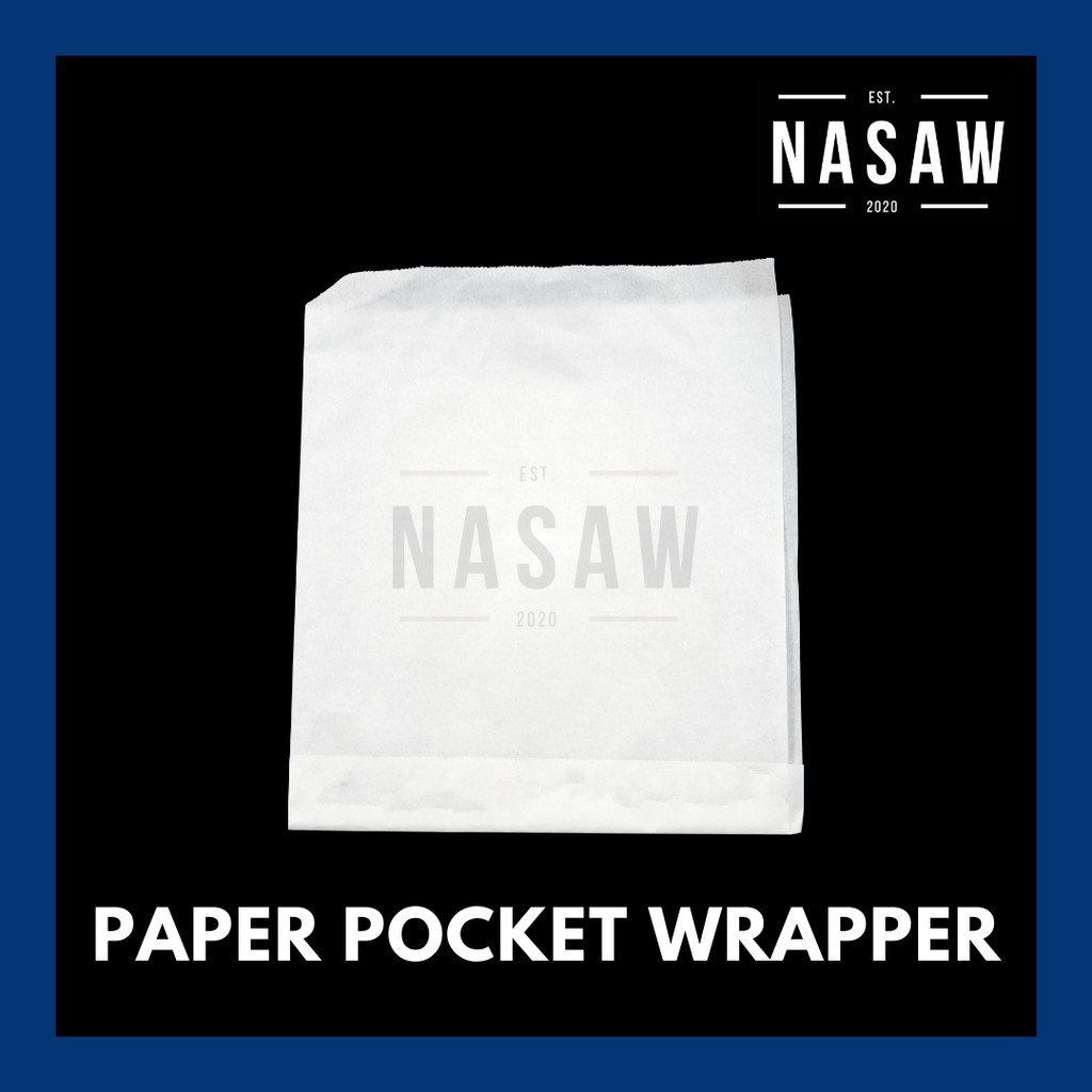 Paper Pocket Wrapper / Sandwich Pouch / Pretzel Paper Bag / Paper Bag ...