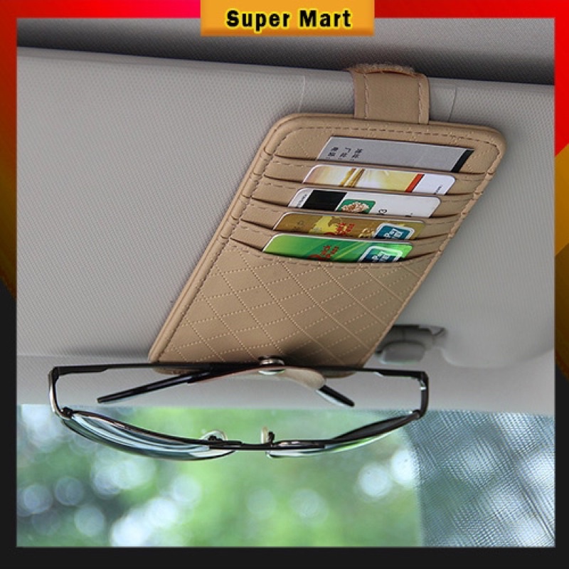 Car Card Holder Sun Visor Card Holder Sunglasses Clip Shopee Malaysia