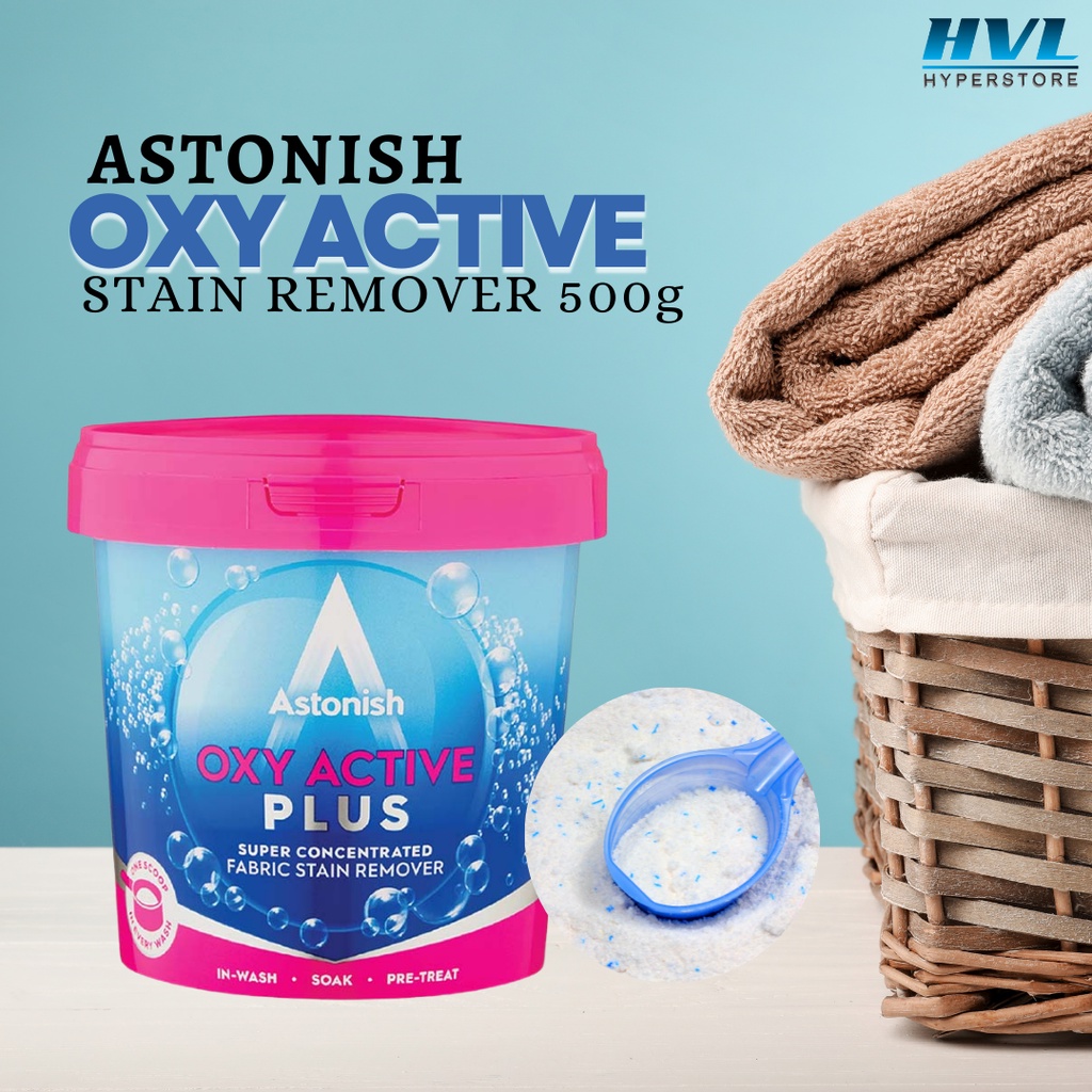 Astonish Oxy Active Fabric Stain Remover (C1441PE 500g) Shopee Malaysia