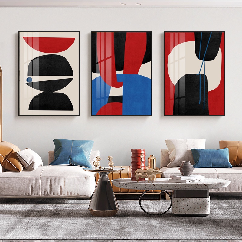 Retro Bauhaus Exhibition Poster Abstract Geometric Bauhaus Art Print ...