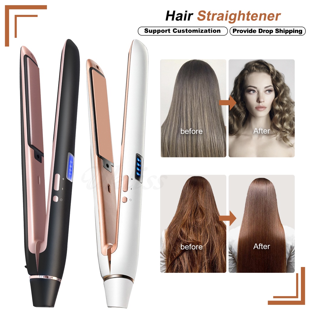 KL STOCK Professional hair straightener 2in1 flat iron curling straight hair fast ceramic heating Shopee Malaysia