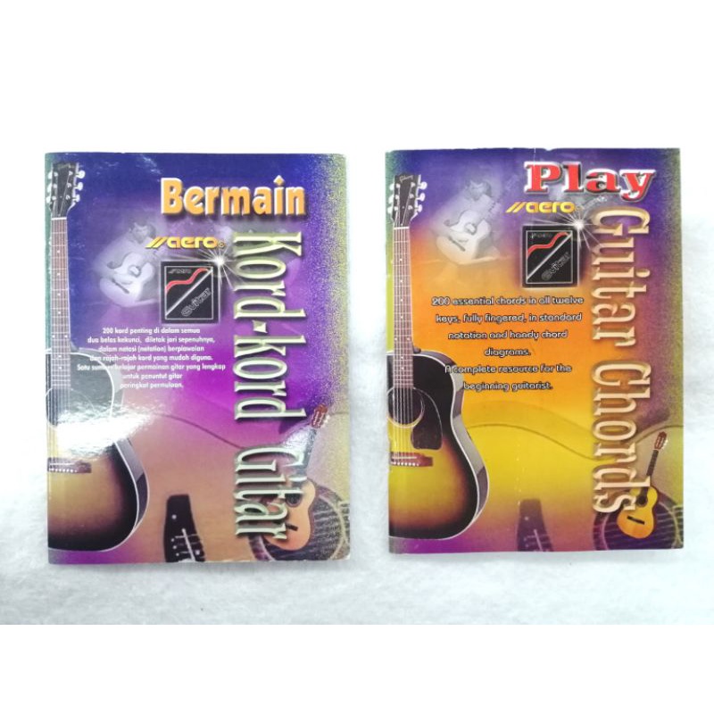 GUITAR CHORDS BOOK MALAY & ENGLISH Shopee Malaysia