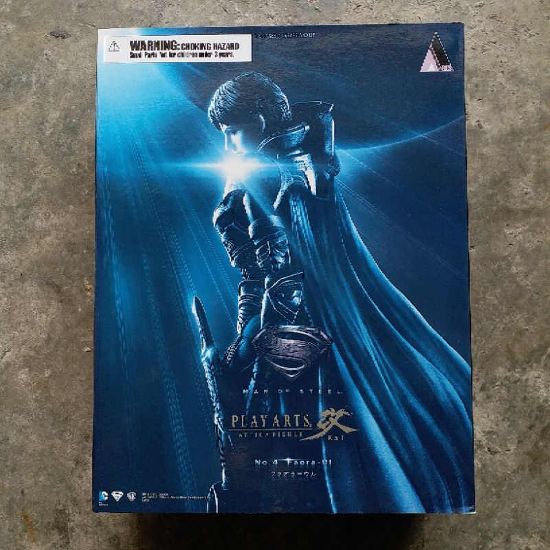 Original Square Enix Play Arts Kai Man Of Steel Faora Ui Superman Box ...