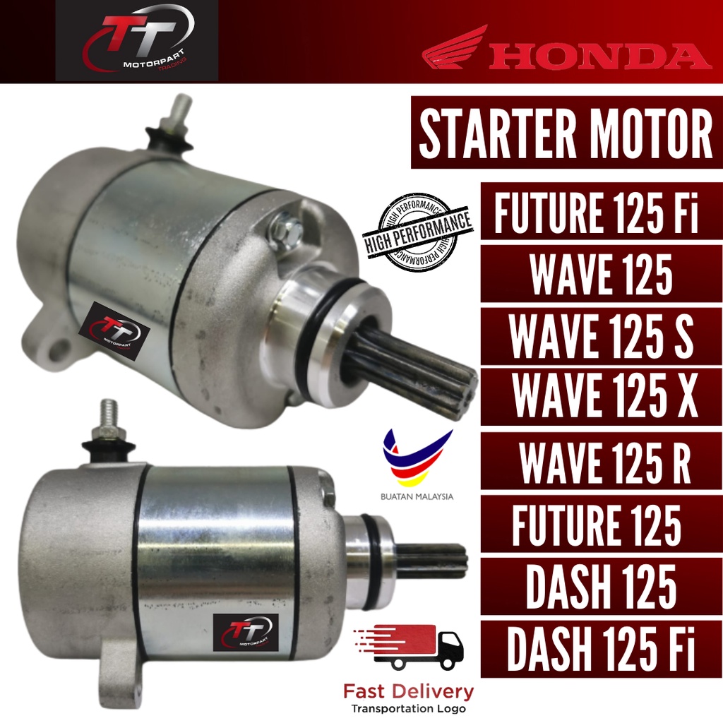 Starter motor honda wave 125 new arrivals