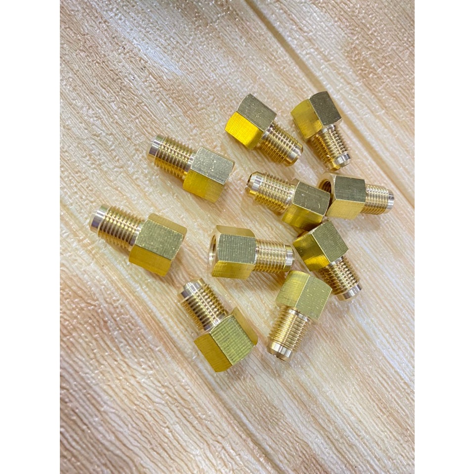 R134A To R22 Refrigerant Tank Vacuum Pump Adapter R12 Fitting female 1/2'' ACME (r134a) to 1/4