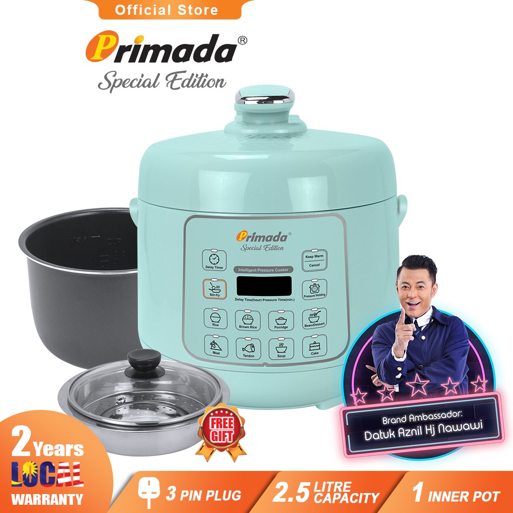 Primada 2.5 l pressure cooker hot sale