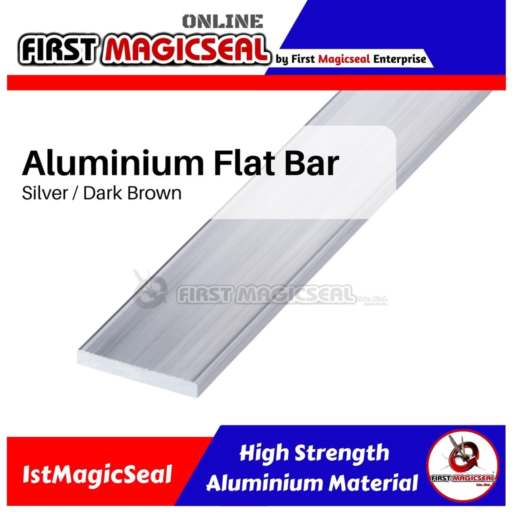 1stMagicSeal - Aluminium Flat Bar /Bar Rata Aluminium 铝扁条 | Shopee Malaysia