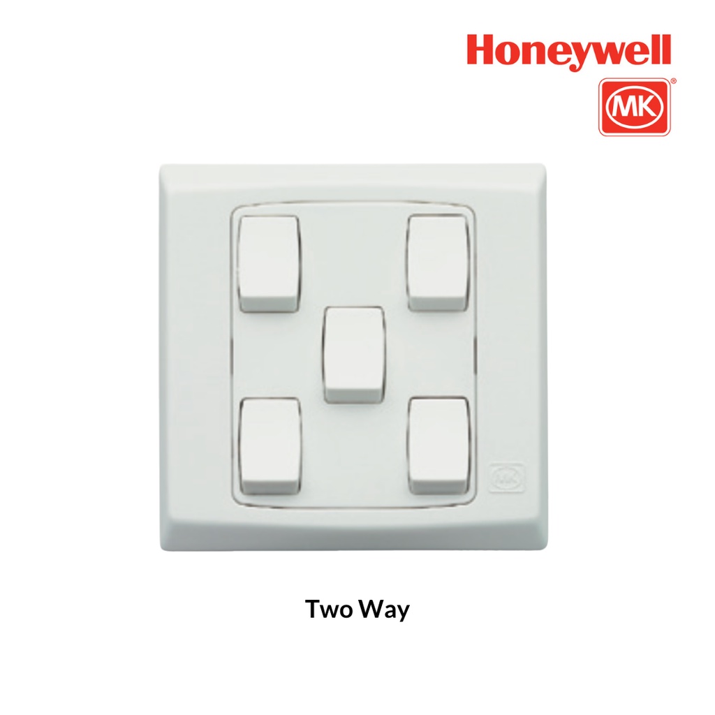 MK Slimline Plus 10A Intermediate Switch / 1 Way 2 Way Switches with ...