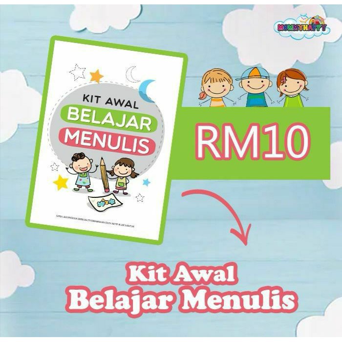 Buku Kit Awal Belajar Menulis Kanak Kanak 3 Tahun Ke Atas Shopee Malaysia