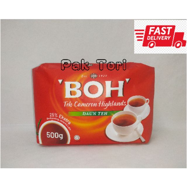 BOH Teh Cameron Highlands Daun Teh 500g | Shopee Malaysia