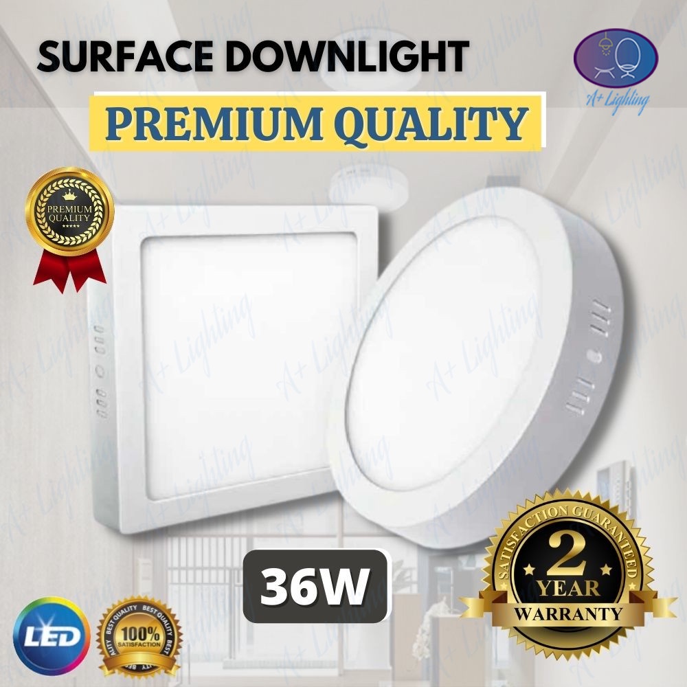 [Premium Quality] 36W PREMIUM SURFACE MOUNT LED DOWNLIGHT DAYLIGHT ...