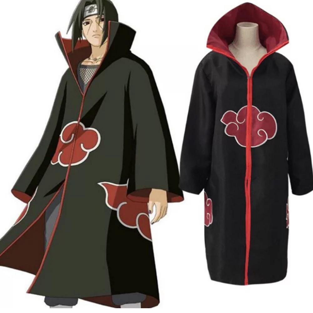 Naruto Akatsuki Itachi Uchiha Deluxe Unisex Cosplay Party Costume