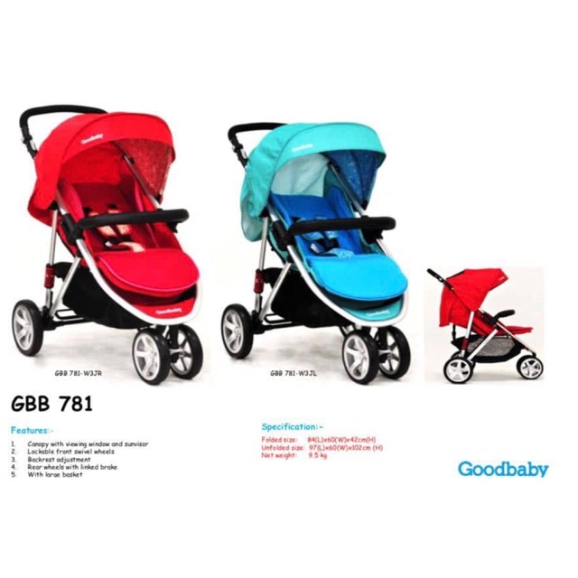 Goodbaby GB stroller C781 Shopee Malaysia
