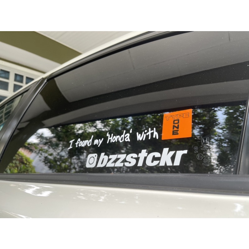 I FOUND MY HONDA WITH TYPE ONE STICKER | Shopee Malaysia