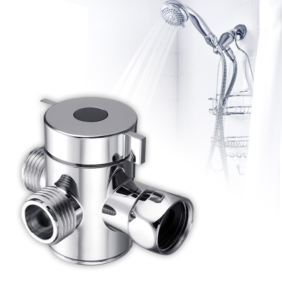 Multifunction 3 Way Shower Head Diverter Valve G1/2 Three Function ...