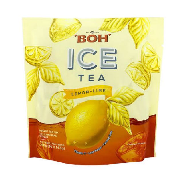 BOH Ice Tea Lemon Lime 290g Shopee Malaysia