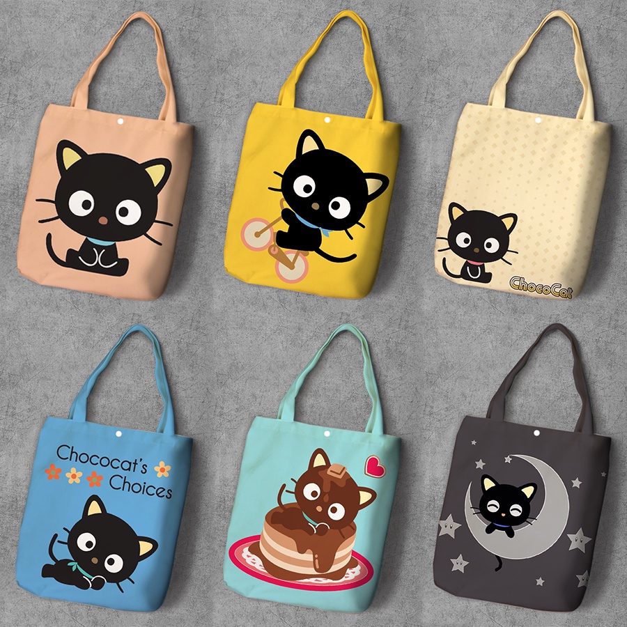 Beg Beli Beg Chococat Chocolate Cat Shoulder Bag Student Canvas Bag ...