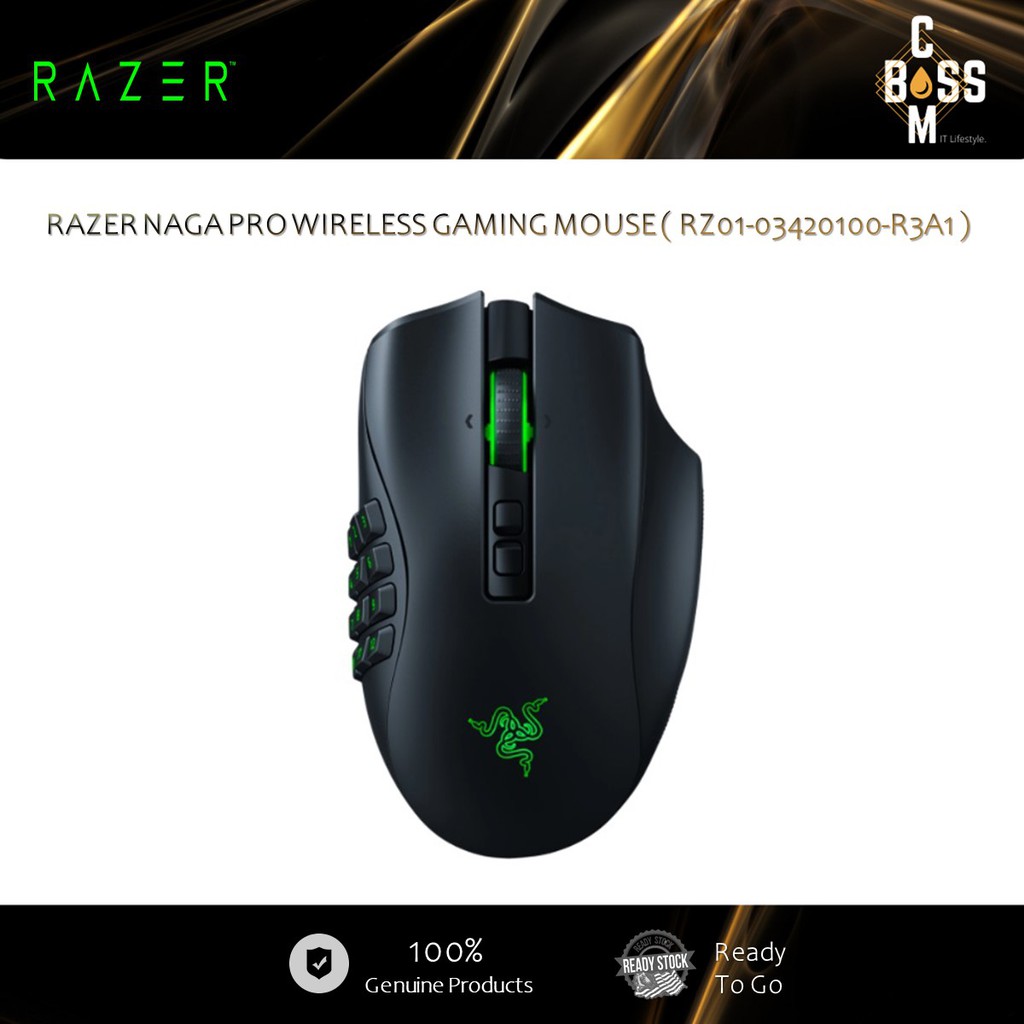 *ORIGINAL* RAZER NAGA PRO WIRELESS GAMING MOUSE ( RZ01-03420100-R3A1 ...