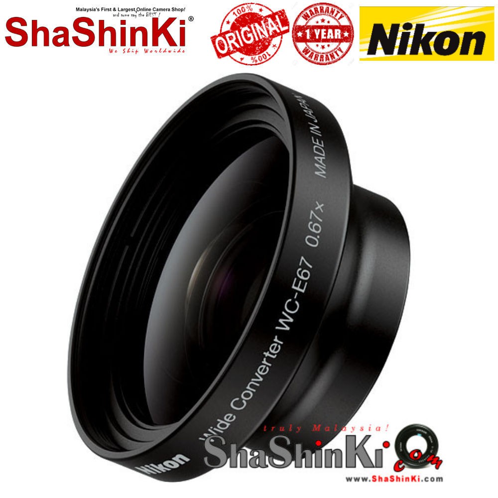 Nikon 28mm WCE67 0.67x WideAngle Converter Lens for Nikon Coolpix P5000 & P510 Shopee Malaysia