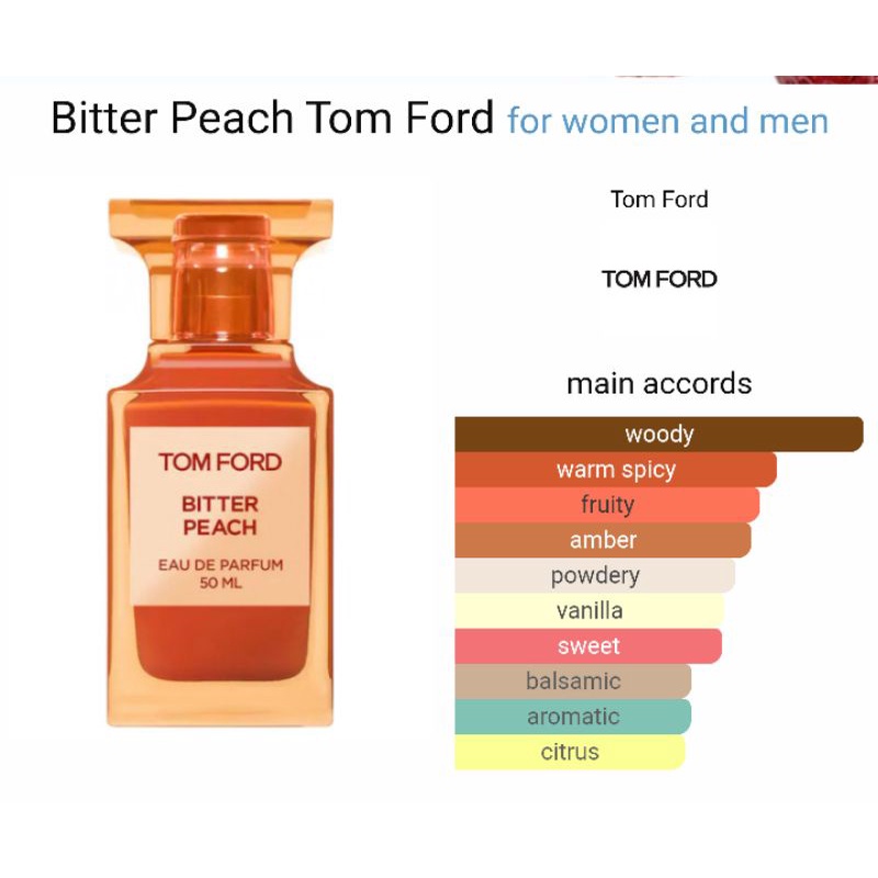 Bitter peach 2025 tom ford notes