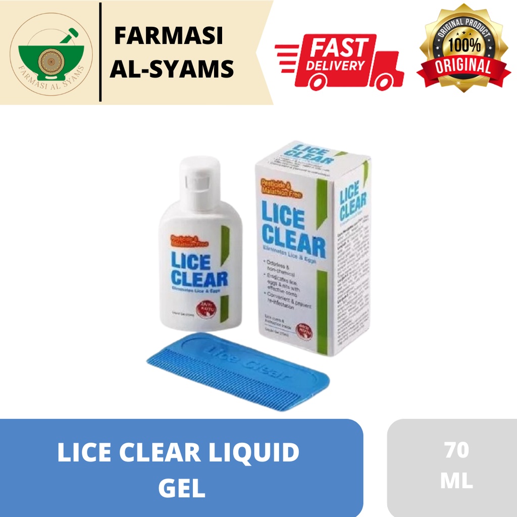 Lice Clear Shampoo 70ml Ubat Kutu And Telur Kutu Shopee Malaysia