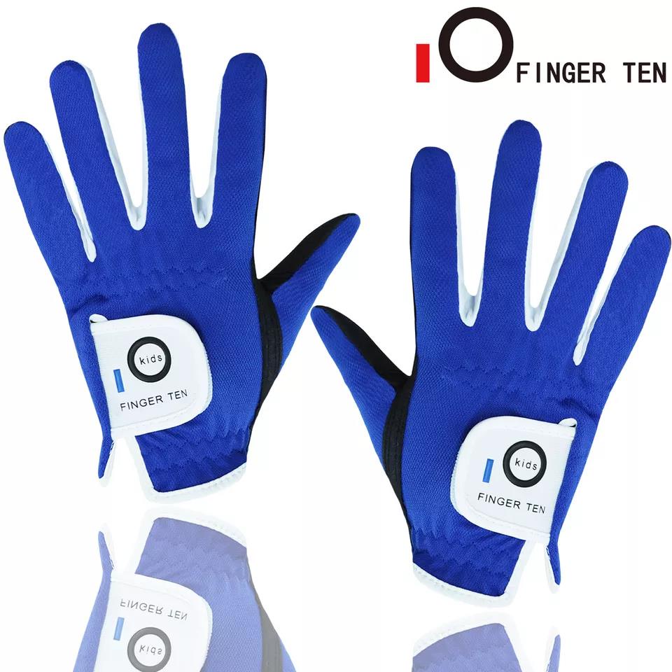 1Pair Left Right Hand Golf Gloves Junior Boys Girls Kids Glove Youth Toddler White Blue Red